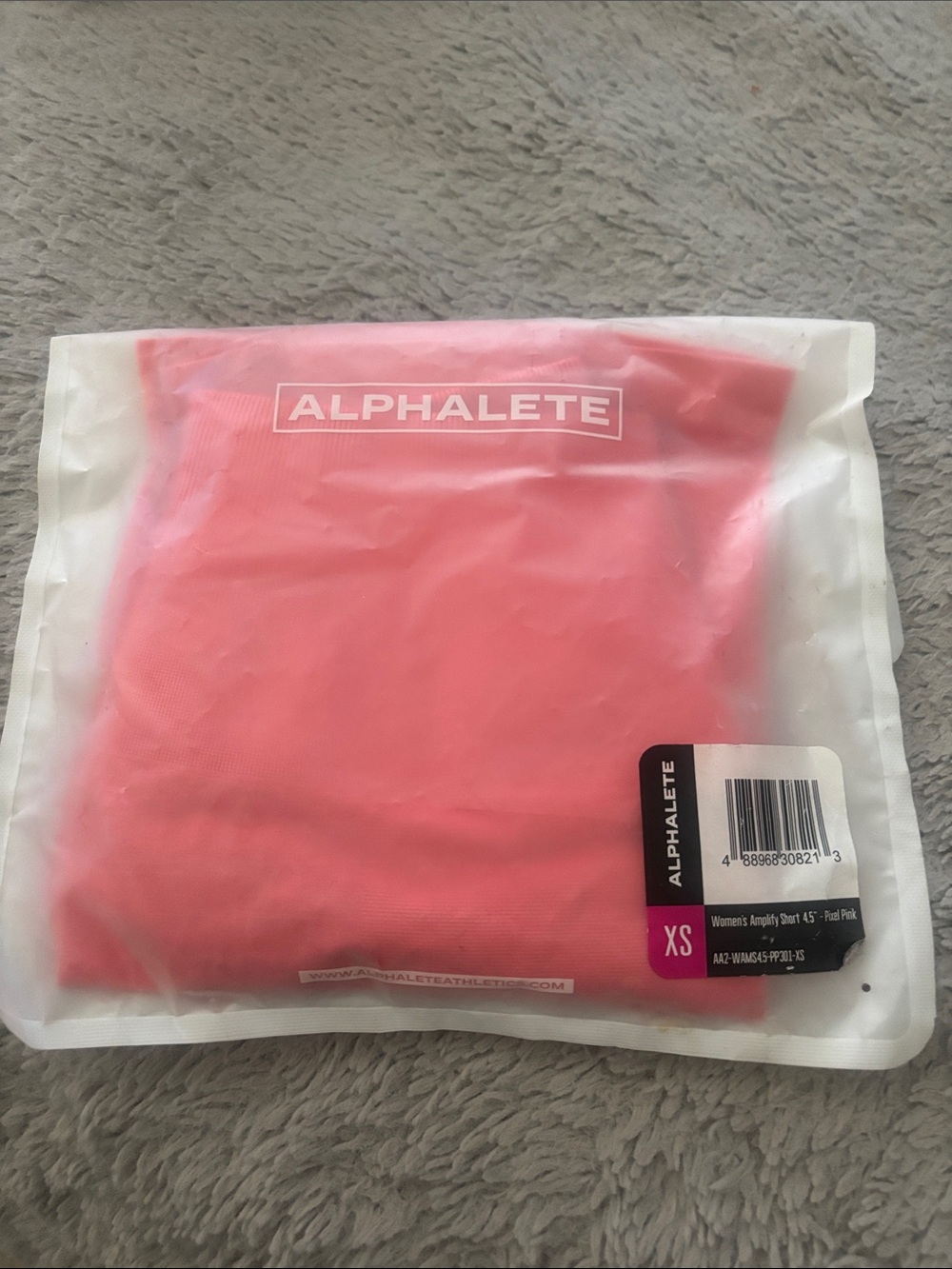 Alphalete Women's Amplify Shorts 4.5” - Pixel Pink - Picture 1 of 1
